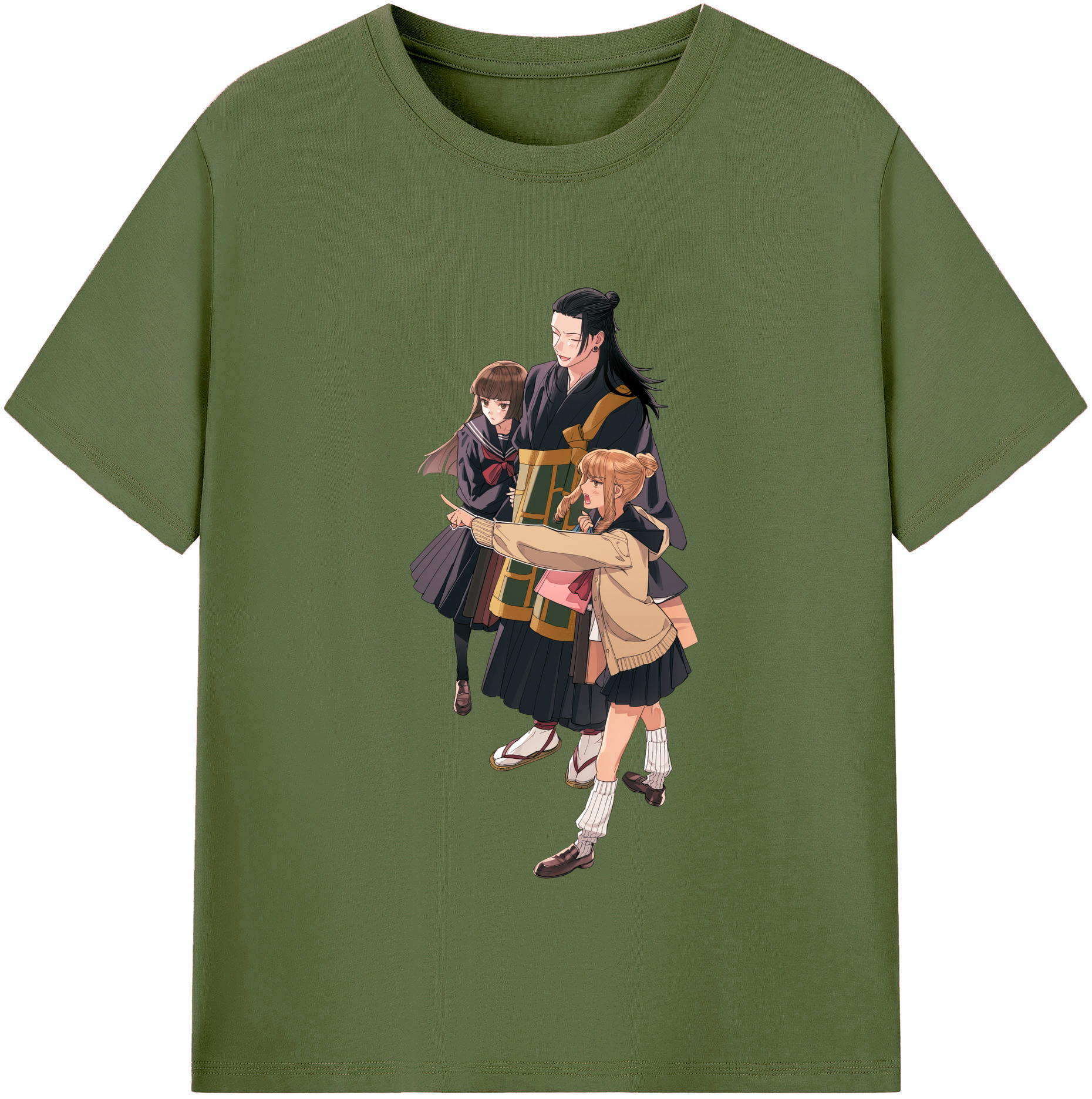 （画像用） 呪術廻戦 Jujutsu Kaisen 綿100％半袖Tシャツ（フロントプリント）